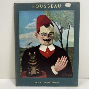 Henri Rousseau Skira Color Prints Colorplate Art Set Of 6 Printed In Switzerland